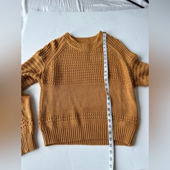 Universal Thread Mustard Yellow Chunky Knit Sweater - Picture 2 of 5